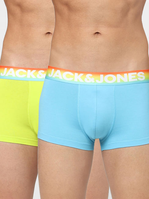Pack Of 2 Blue & Yellow Trunks