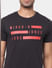 Black Graphic Crew Neck T-shirt_394251+5