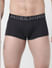 Grey & Black Solid Trunks - Pack of 2_394304+2