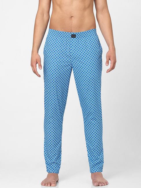 Blue Printed Pyjamas