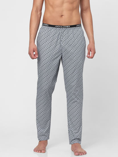 Grey Printed Camo Pyjamas 