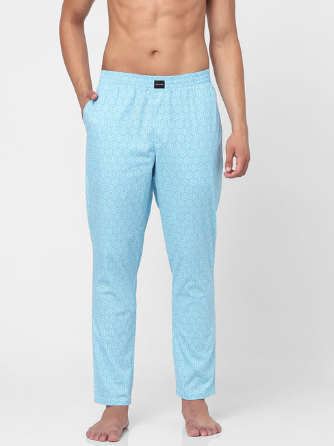 Blue Printed Pyjamas 