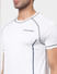 White Crew Neck Gym T-shirt_394270+5
