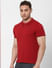 Red Polo Neck T-shirt_394274+3