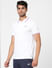 White Polo Neck T-shirt_394276+2