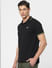 Black Polo Neck T-shirt_394277+3