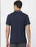 Dark Blue Polo Neck T-shirt_394280+4