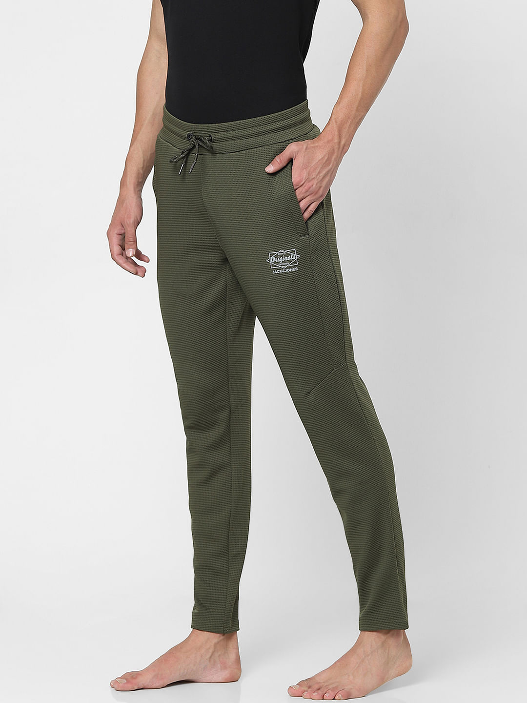 Buy Hackett London Boys Ivy Green Solid Elasticated Waistband Track Pants  Online  739628  The Collective