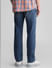 Blue Mid Rise Clark Regular Fit Jeans_409075+3