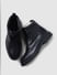 Black Vintage Leather Boots_409085+2