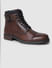 Dark Brown Leather Boots_409087+4