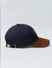 Navy Blue Vintage Baseball Cap_409089+3
