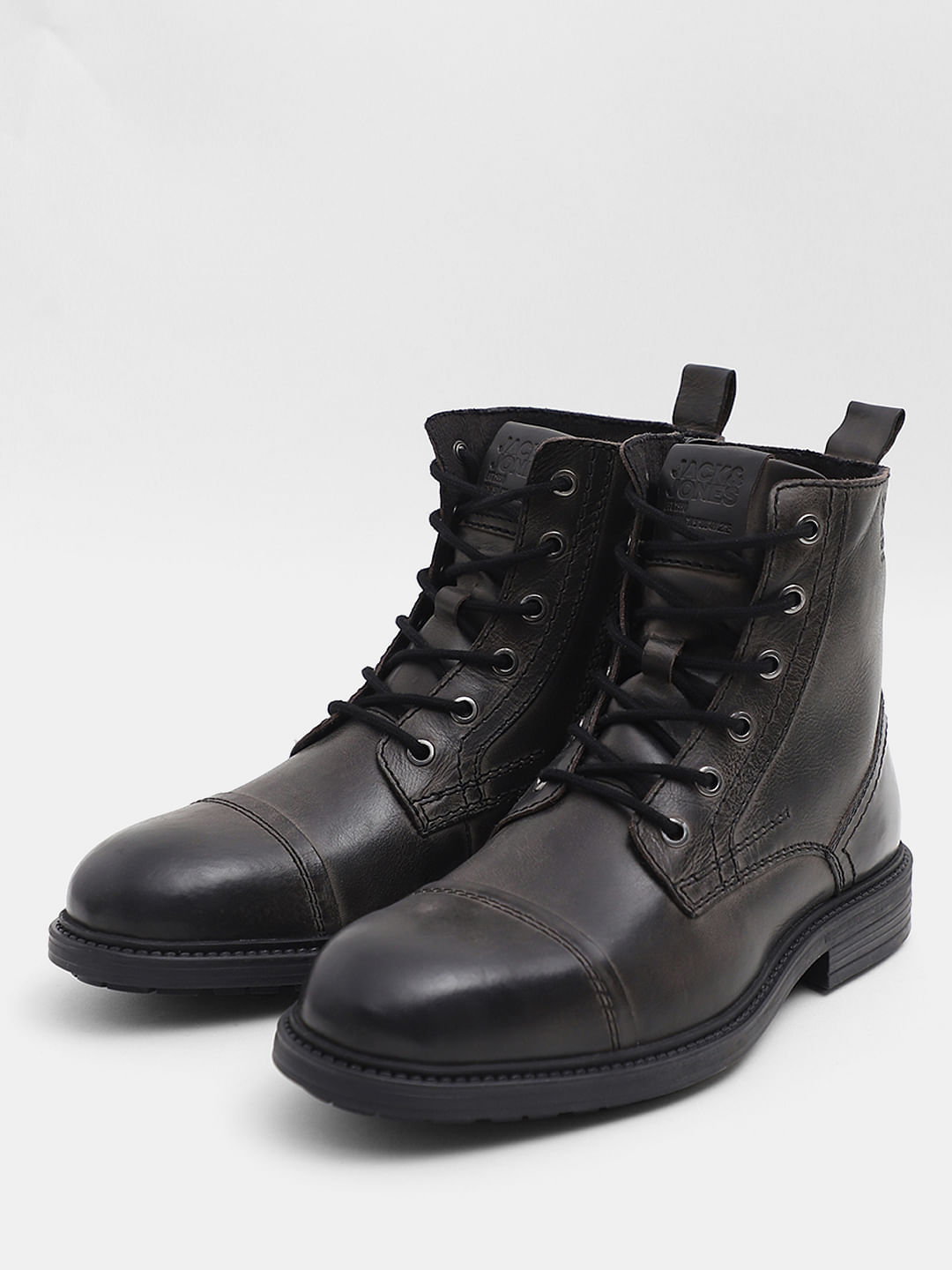 Black mid boots clearance mens