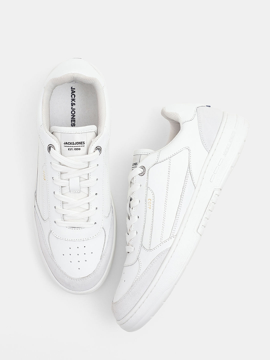 Amazon.com | SERNIAL Women's White Tennis Shoes PU Leather Sneakers Casual  Walking Shoes for Women(White,US5) | Fashion Sneakers