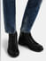 Black Mid-Top Premium Leather Boots_409106+8