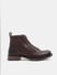Dark Brown Mid-Top Premium Leather Boots_409107+1