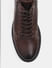 Dark Brown Mid-Top Premium Leather Boots_409107+6