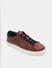 Brown Leather Lace-Up Sneakers_409109+3