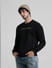 Black Logo Print Sweatshirt_409126+1