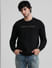 Black Logo Print Sweatshirt_409126+2