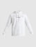 White Logo Print Hooded Sweatshirt_409130+7