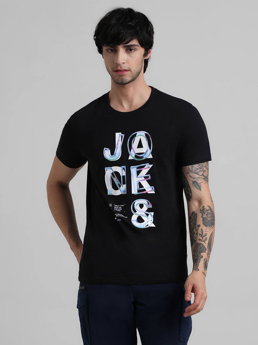 Buy T shirts for Men Online In India   JACK&JONES