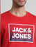 URBAN RACERS by JACK&JONES Red Logo Chest Print T-shirt_409133+5