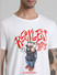 URBAN RACERS by JACK&JONES White Doggo Print Crew Neck T-shirt_409134+5