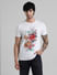 White Floral Print T-shirt_409138+2