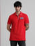 URBAN RACERS by JACK&JONES RED RACER BATCH POLO T-SHIRT_409142+2