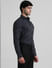 Black Abstract Print Formal Shirt_409150+3