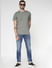 Blue Low Rise Washed Ben Skinny Jeans_397607+1
