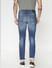 Blue Low Rise Washed Ben Skinny Jeans_397607+5