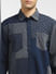 Blue Cut & Dew Patchwork Denim Shirt_397600+5