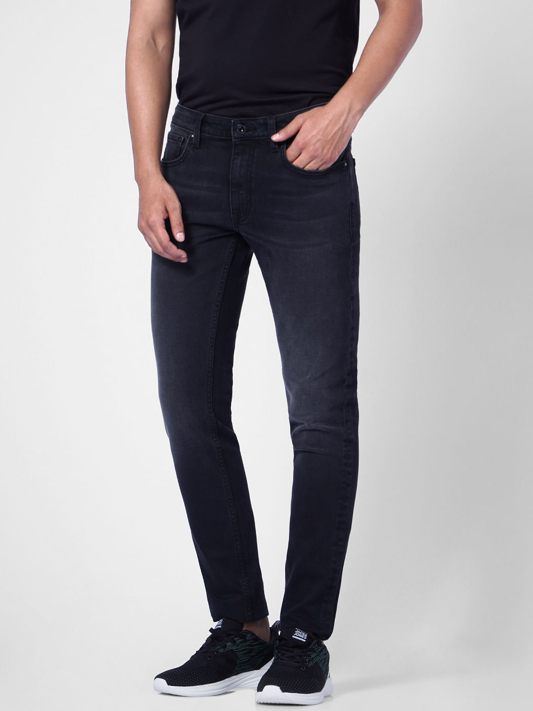 mens low rise skinny stretch jeans