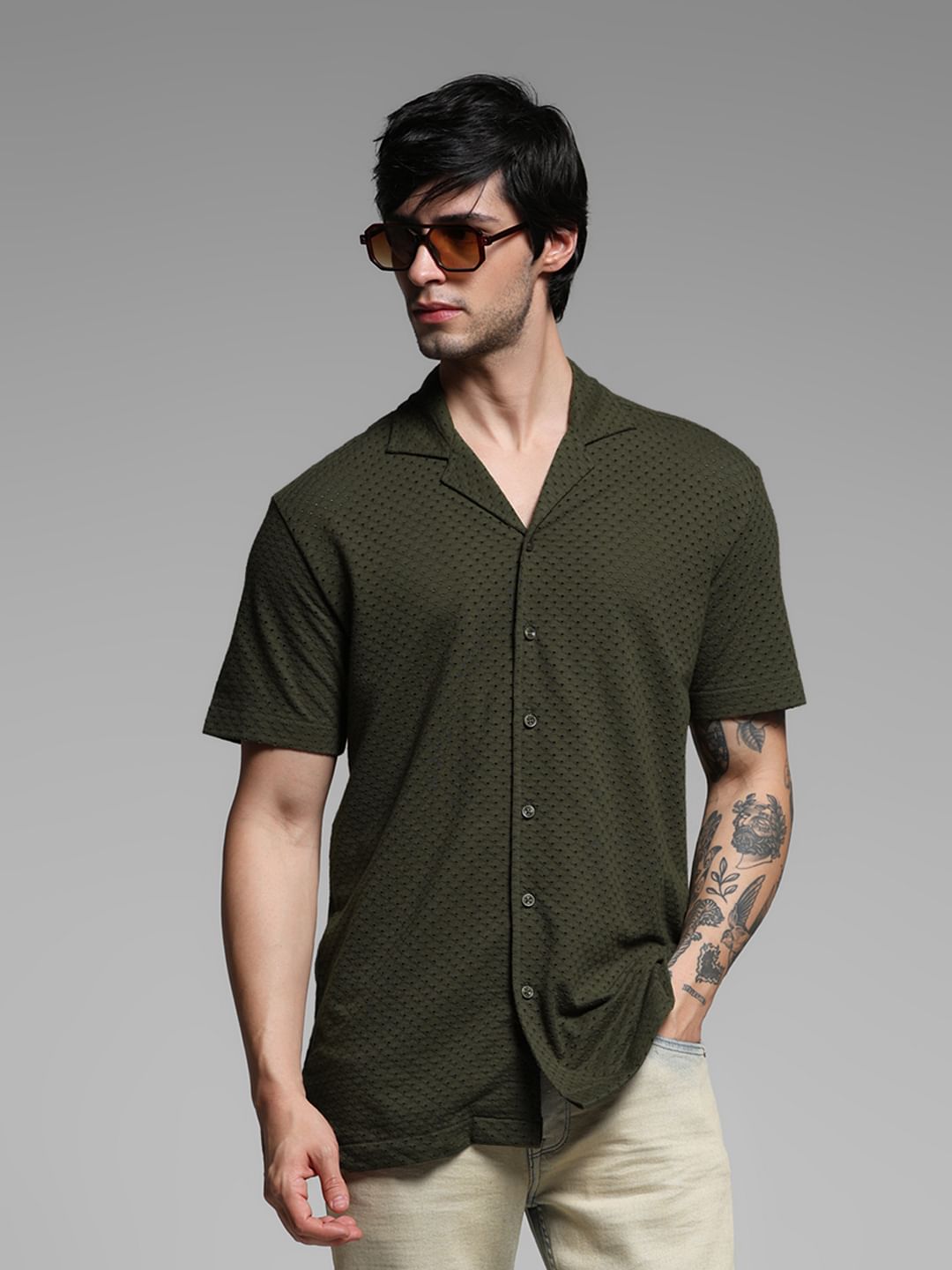 Buy Green Shirts for Men Online JACK JONES