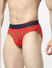 Red Printed Briefs_396148+2