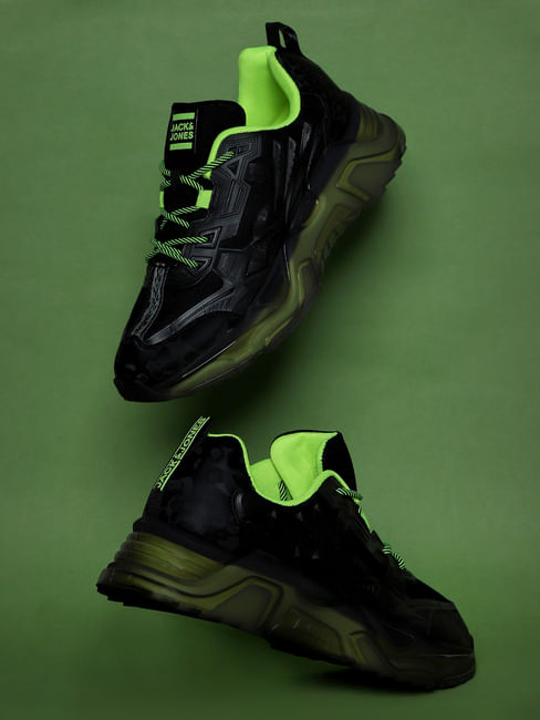 Black Chunky Sneakers
