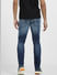 Blue Low Rise Distressed Glenn Slim Fit Jeans_406749+4