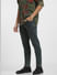 Green Low Rise Liam Skinny Fit Jeans_406755+3