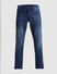 Dark Blue Mid Rise Clark Regular Fit Jeans_415792+7