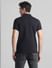 Black Zip Detail Polo T-shirt_415795+4