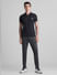 Black Zip Detail Polo T-shirt_415795+6