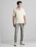 Beige Cotton Oversized Polo T-shirt_415797+6