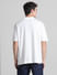 White Zip-Up Oversized Polo T-shirt_415799+4