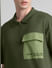 Green Zip-Up Oversized Polo T-shirt_415800+5