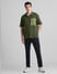 Green Zip-Up Oversized Polo T-shirt_415800+6