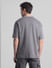 Grey Zip-Up Oversized Polo T-shirt_415801+4
