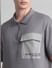Grey Zip-Up Oversized Polo T-shirt_415801+5