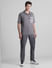 Grey Zip-Up Oversized Polo T-shirt_415801+6